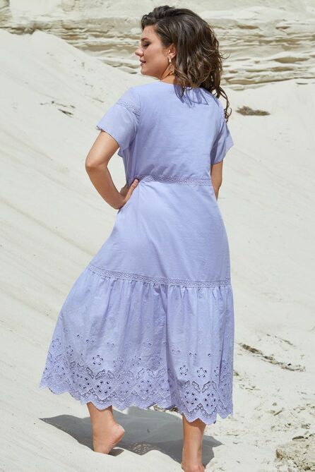 Повседневное платье Vittoria Queen 16443 сирень
