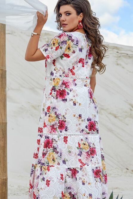 Повседневное платье Vittoria Queen 15373/1 дизайн_цветы