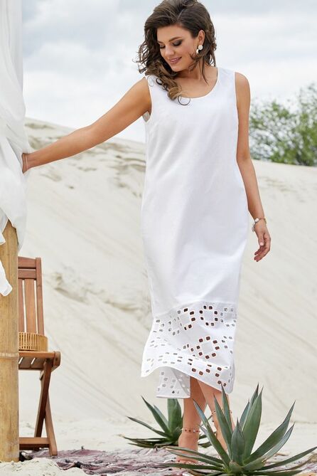 Костюм с блузкой Vittoria Queen 16243 белый