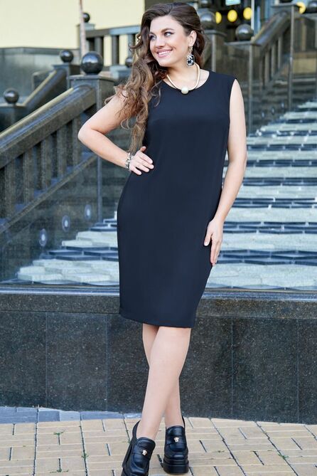 Плательный комплект Vittoria Queen 16543 молочный+черный