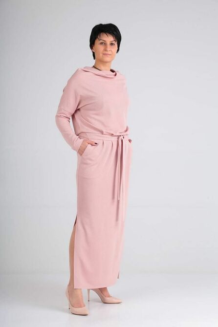 Повседневное платье ZigzagStyle 379/1 розовый