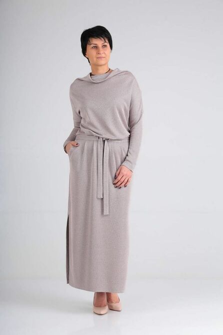 Повседневное платье ZigzagStyle 379/2 серый