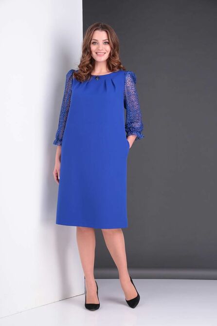 Вечернее платье ZigzagStyle 421 василек