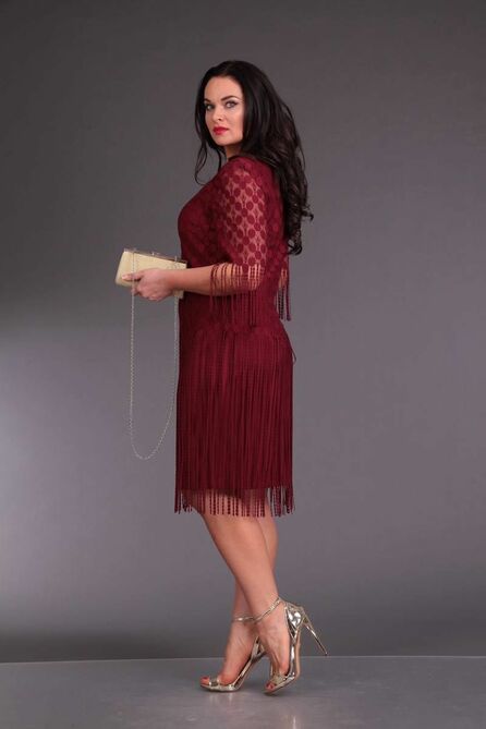 Вечернее платье ZigzagStyle 256 бордо